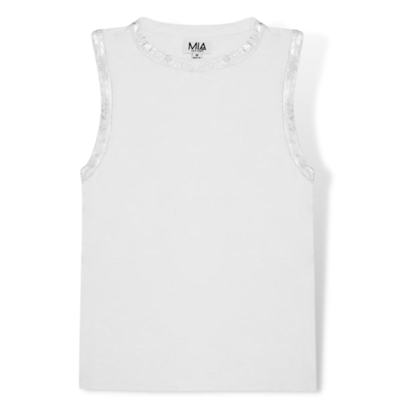 Mia New York White Foil Tank - a Spirit Animal - Tank Tops active February 2024 Kids Mia New York