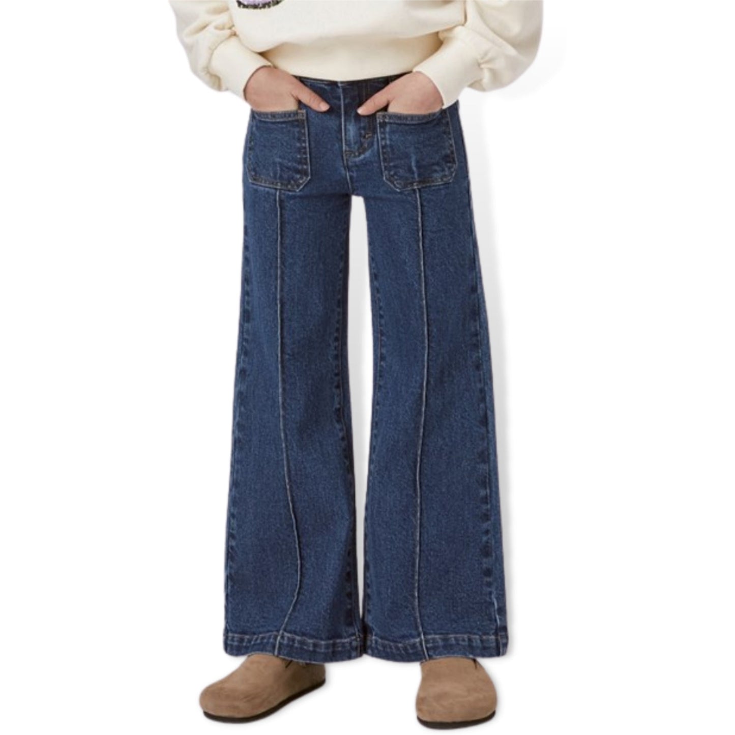 Molo Blue Vintage Adina Woven Pants - a Spirit Animal - Pants active August 2023 Blue bottoms
