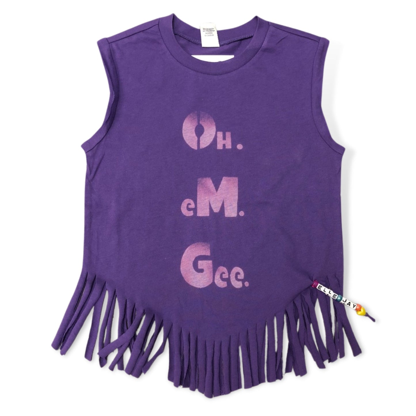Oh Em Gee Custom Chevron Fringe Everyday Tank - a Spirit Animal - Custom Tank active January 2024 adult Ali & Joe
