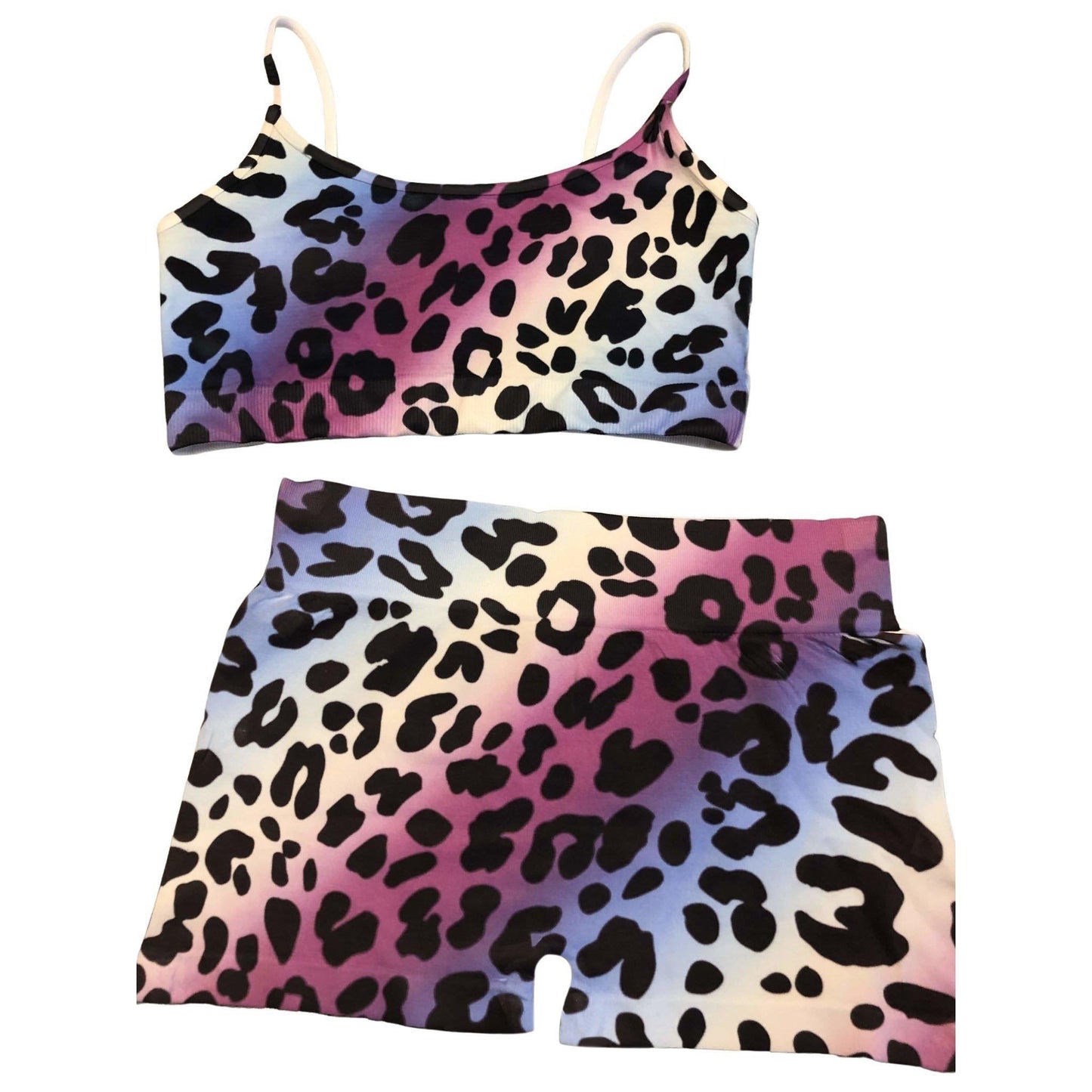Sports Bra and Booty Short Set - a Spirit Animal - Sports Bra and Booty Short Set $60-$75 Animal Print booty shorts