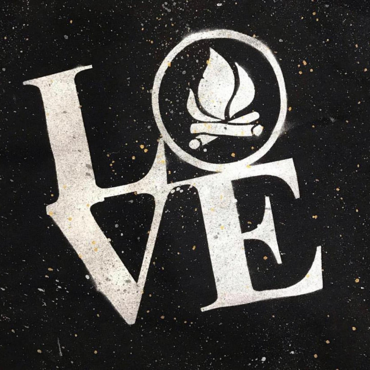 Stenciled & Sprayed by hand - a Spirit Animal - $60-$75 Camp Heart N Soul