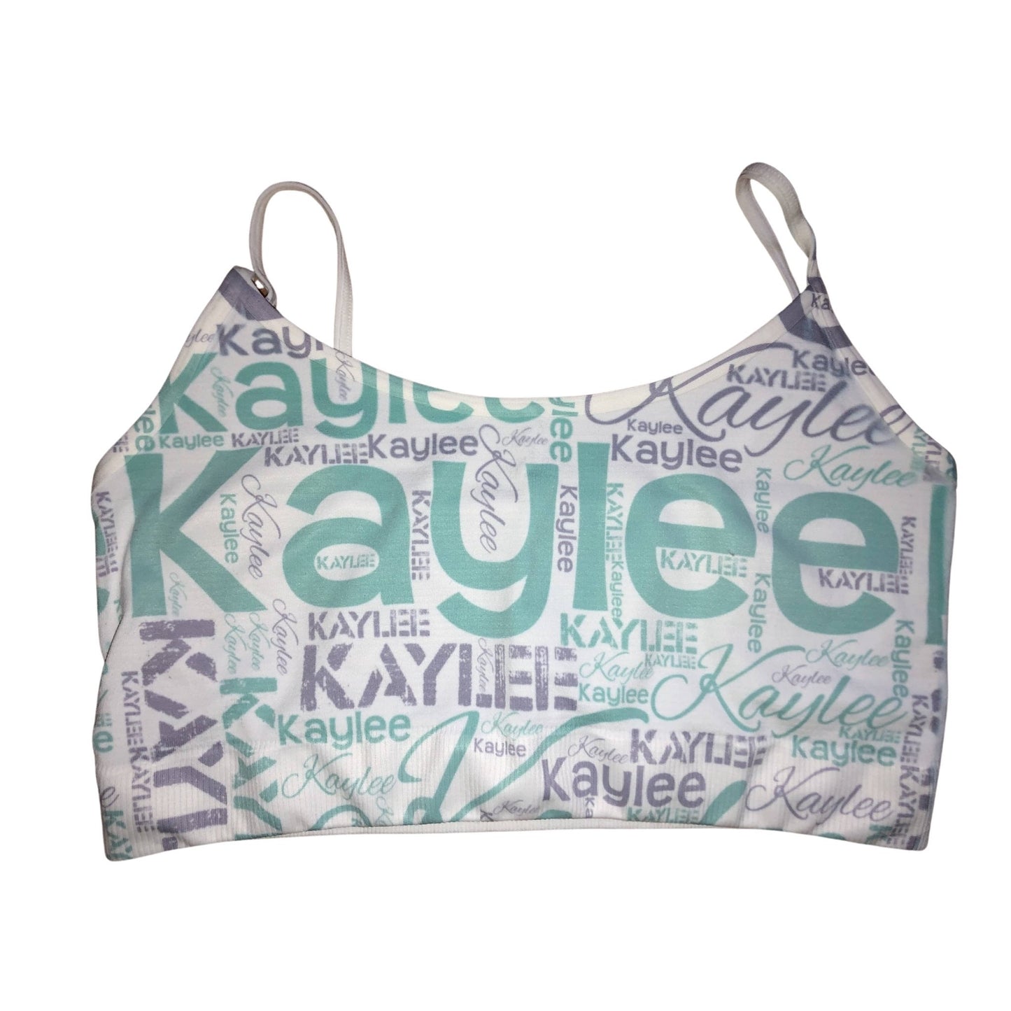 Sublimated Name Sports Bra - a Spirit Animal - Custom Name Sports Bra $30-$45 Custom Name Sports Bra Karen’s Kreations