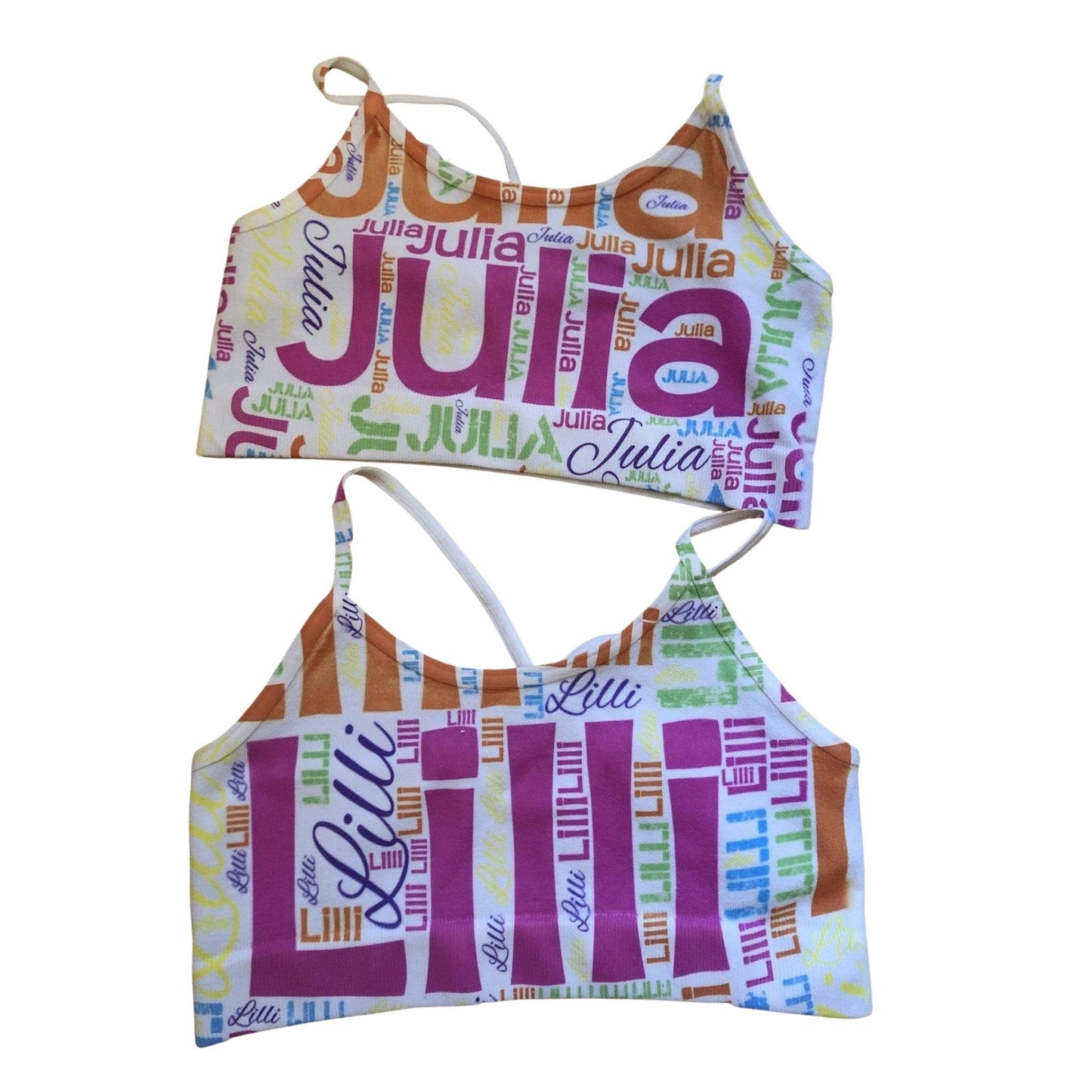 Sublimated Name Sports Bra - a Spirit Animal - Custom Name Sports Bra $30-$45 Custom Name Sports Bra Karen’s Kreations