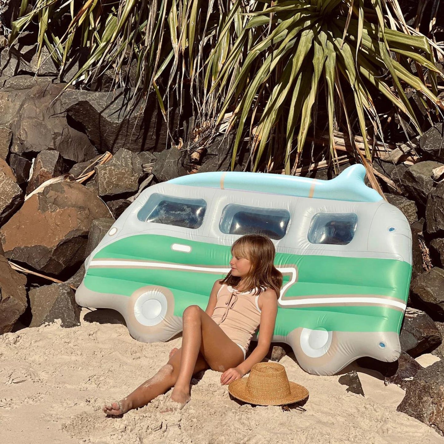 Sunnylife Luxe Lie-On Float Campervan - a Spirit Animal - Pool Floats $60-$90 active Apr 2023 beach float