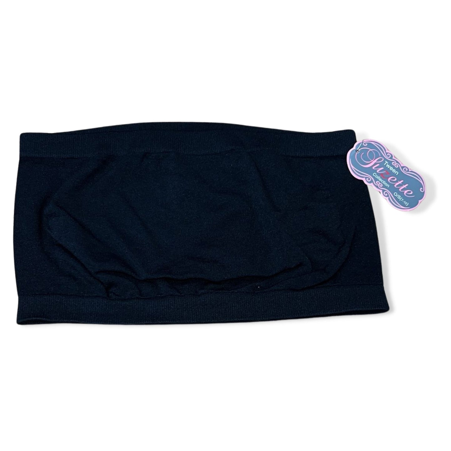 Suzette Black Solid Bandeau - a Spirit Animal - Undershirts active September 2023 black not-on-sale
