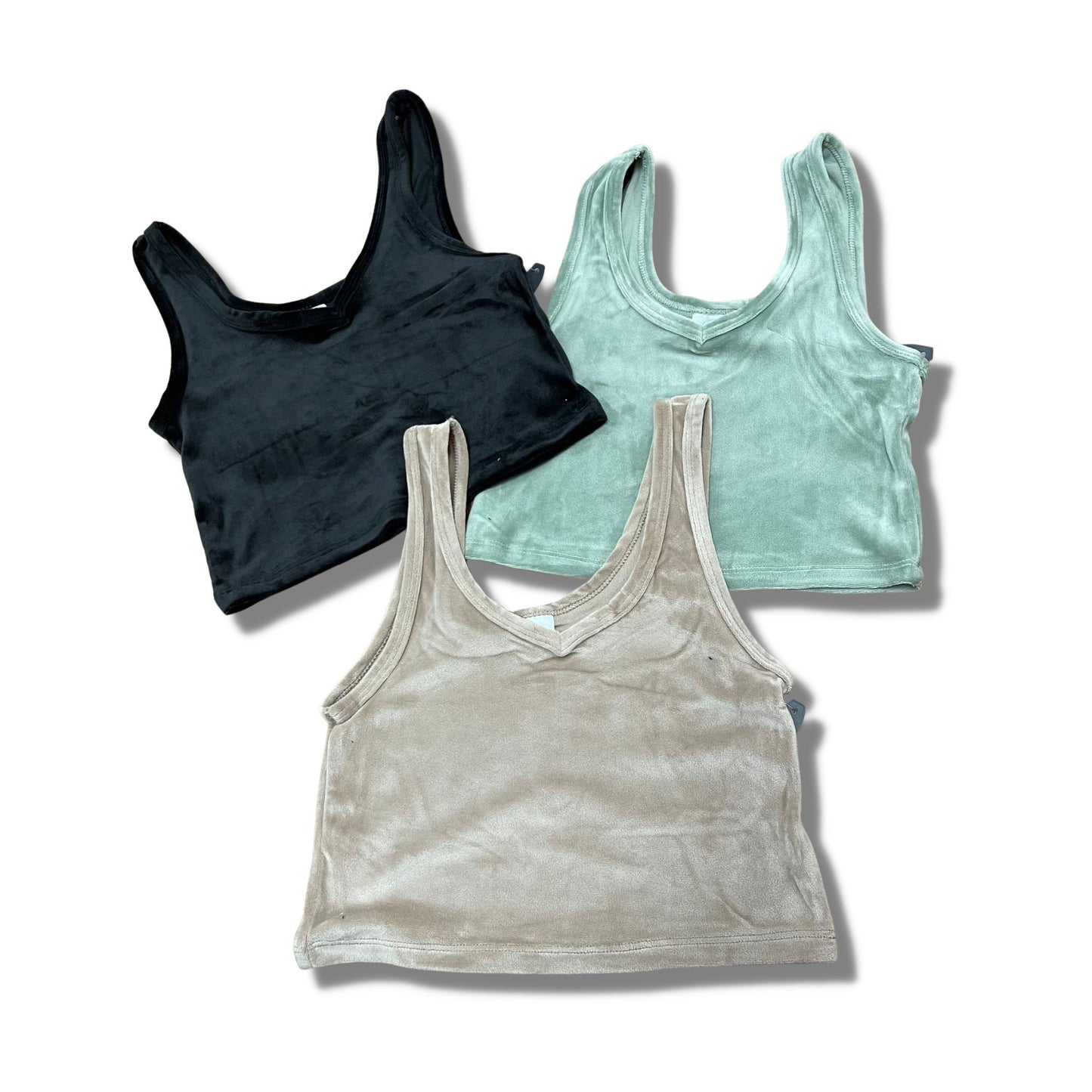 Suzette Ginger Snap Velour Brami - a Spirit Animal - top crop ginger Ginger Snap