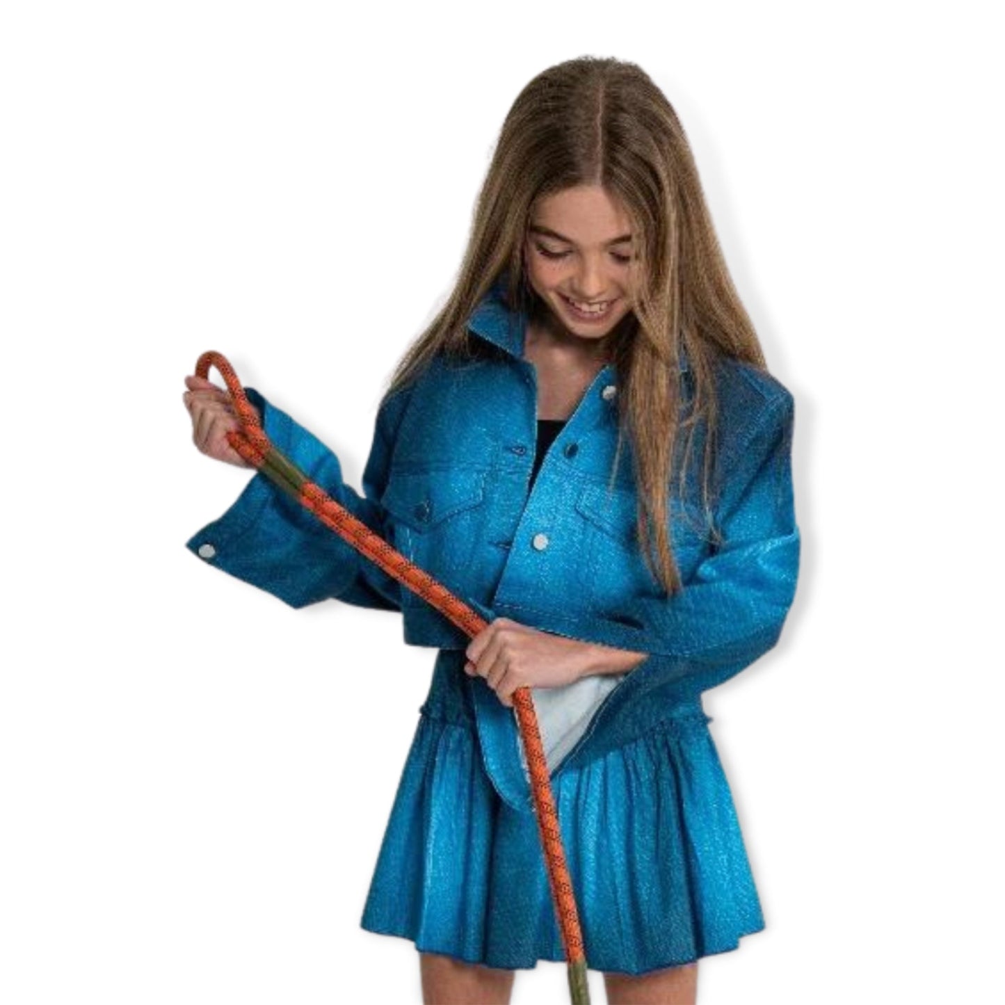 Theme Vintage Blue Jean The Crosby Cropped Denim Jacket - a Spirit Animal - Jacket $90-$120 active August 2023 Apparel