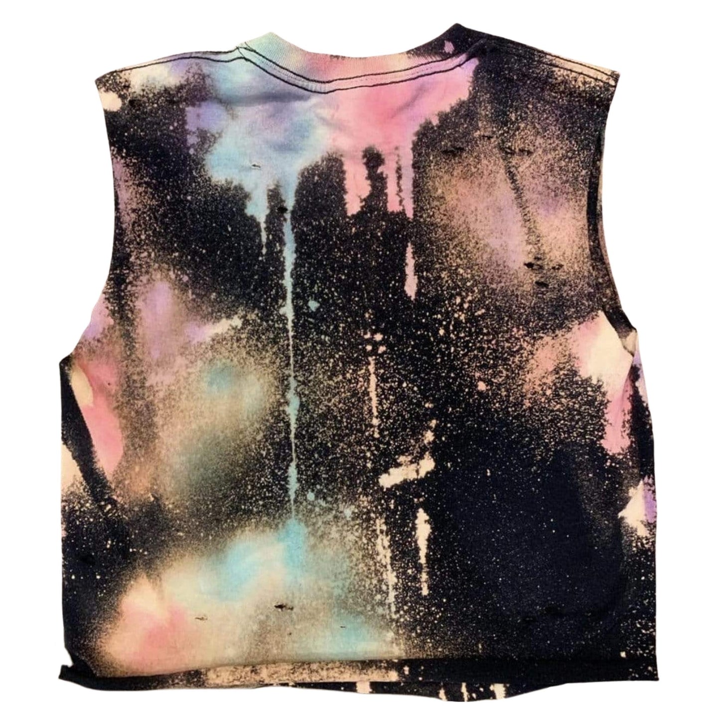 Tik Tok Custom Hand-painted Bleached Tank Top - a Spirit Animal - $45-$60 custom custom-tank-tops
