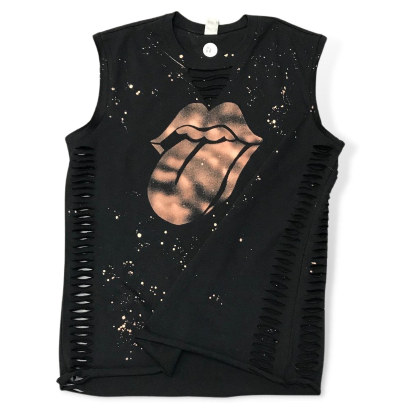 Tongue Custom Deep V Ribbon Side Cuts Everyday Tank - a Spirit Animal - Custom Tank active January 2024 adult Ali & Joe