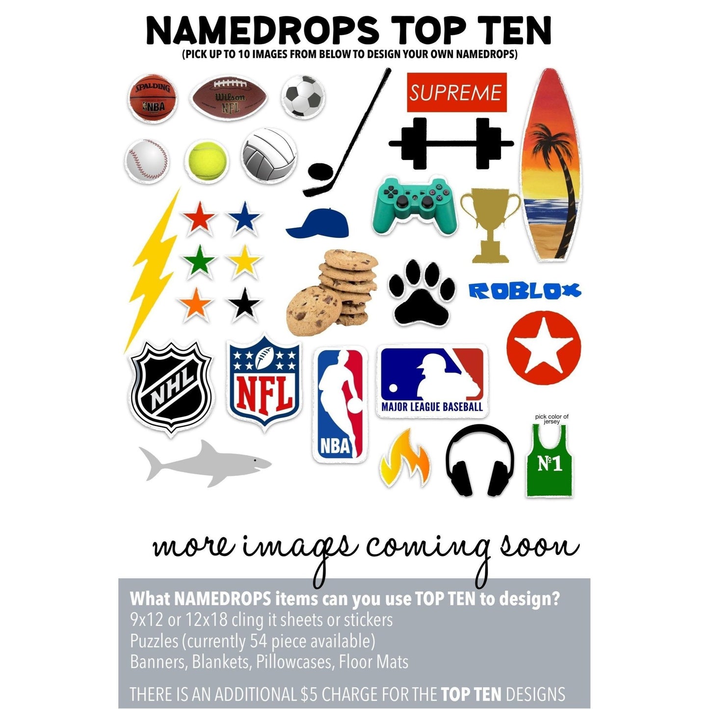 Top Ten Favorite Things Stationery - a Spirit Animal - Cling Its Name Needed Cling Its Name Needed Custom decals