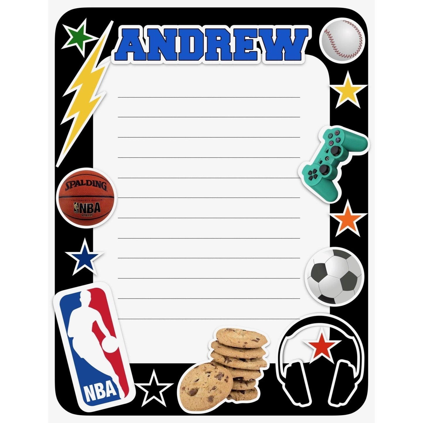 Top Ten Favorite Things Stationery - a Spirit Animal - Cling Its Name Needed Cling Its Name Needed Custom decals