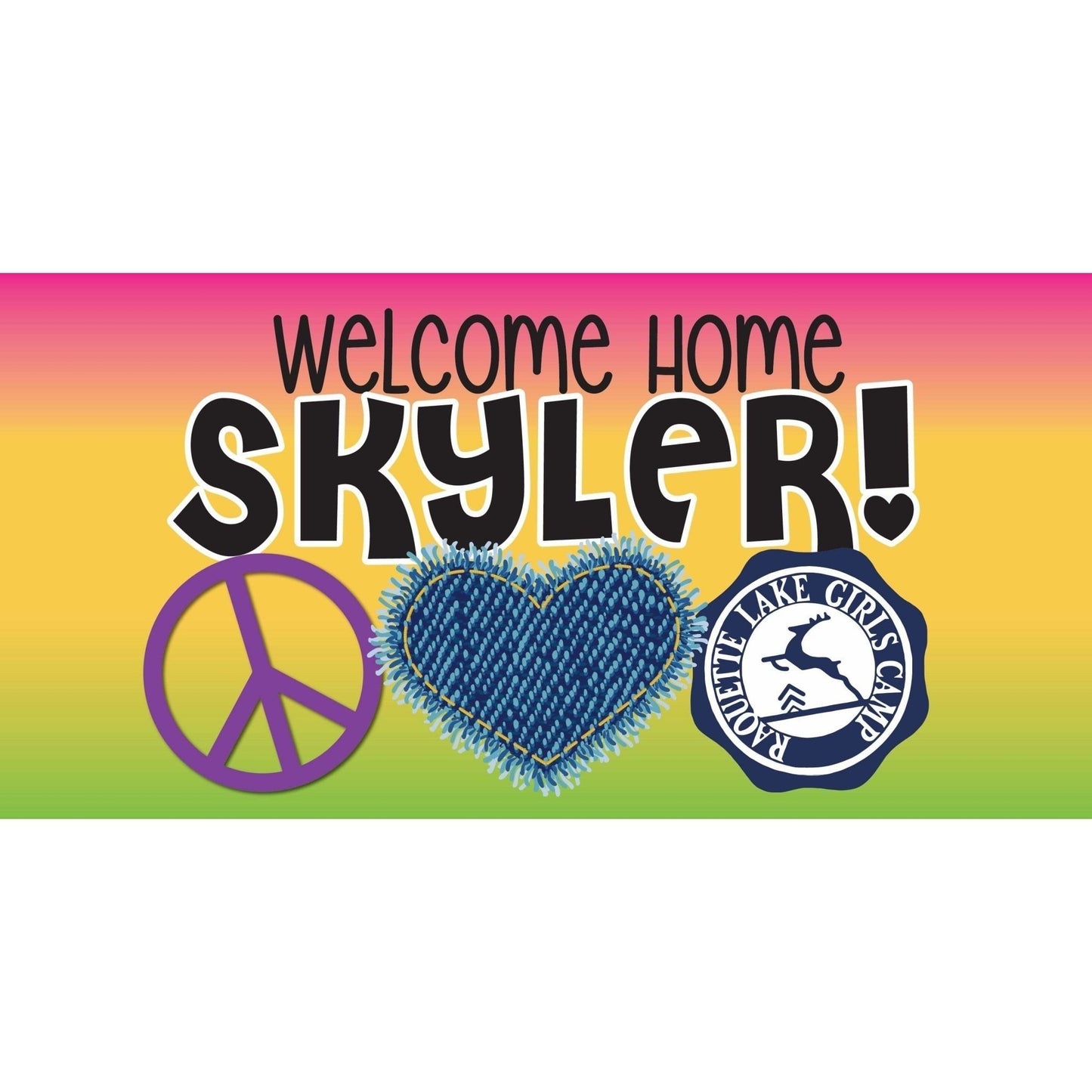 Welcome Home Banner - a Spirit Animal -