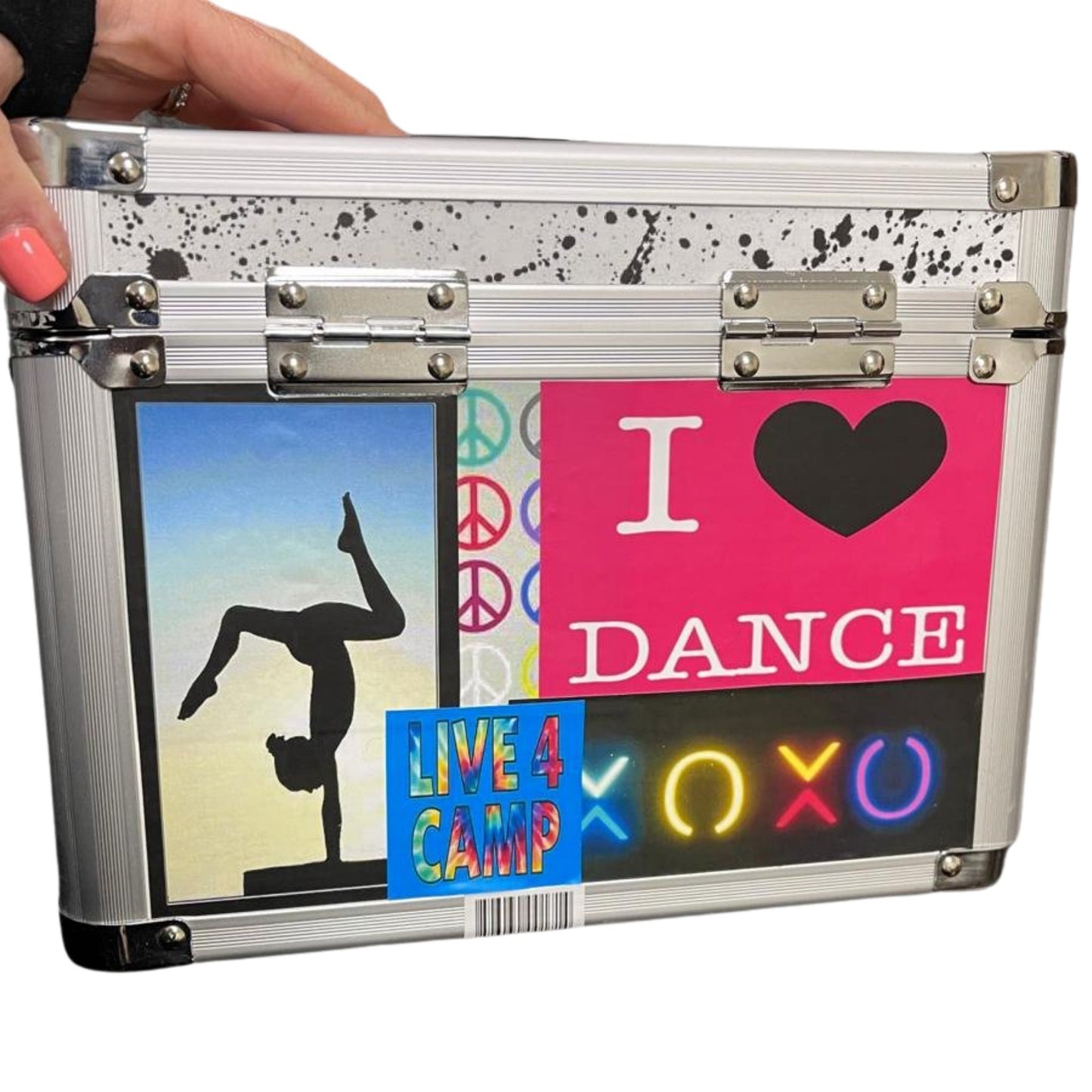 White Combo Decoupaged Lockbox - a Spirit Animal - Custom Camp Lock Box $60-$75 $75-$90 Alli Paige