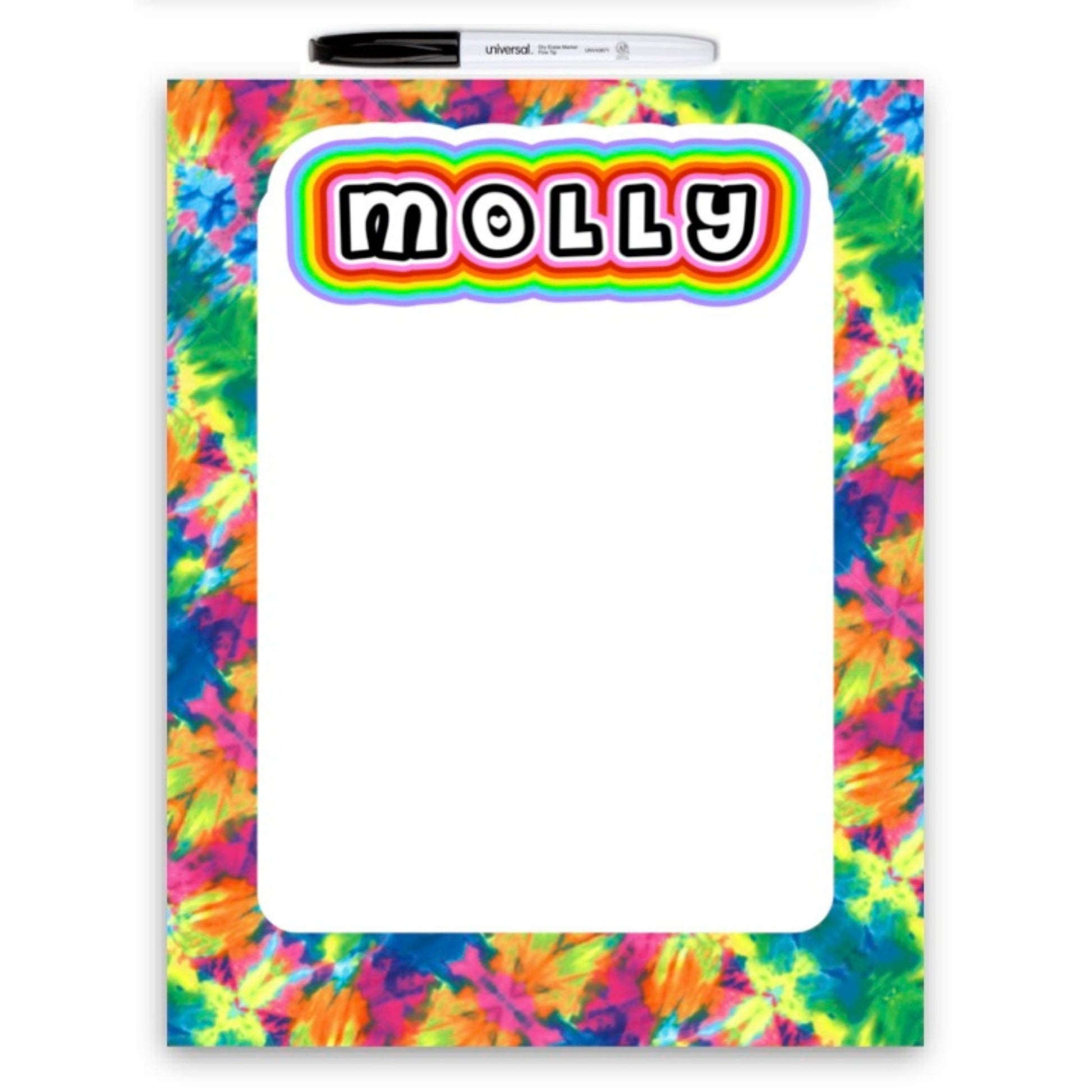 Custom My Busy Week - Dry Erase Board 5x6 - a Spirit Animal - active May 2024 Back to School Custom