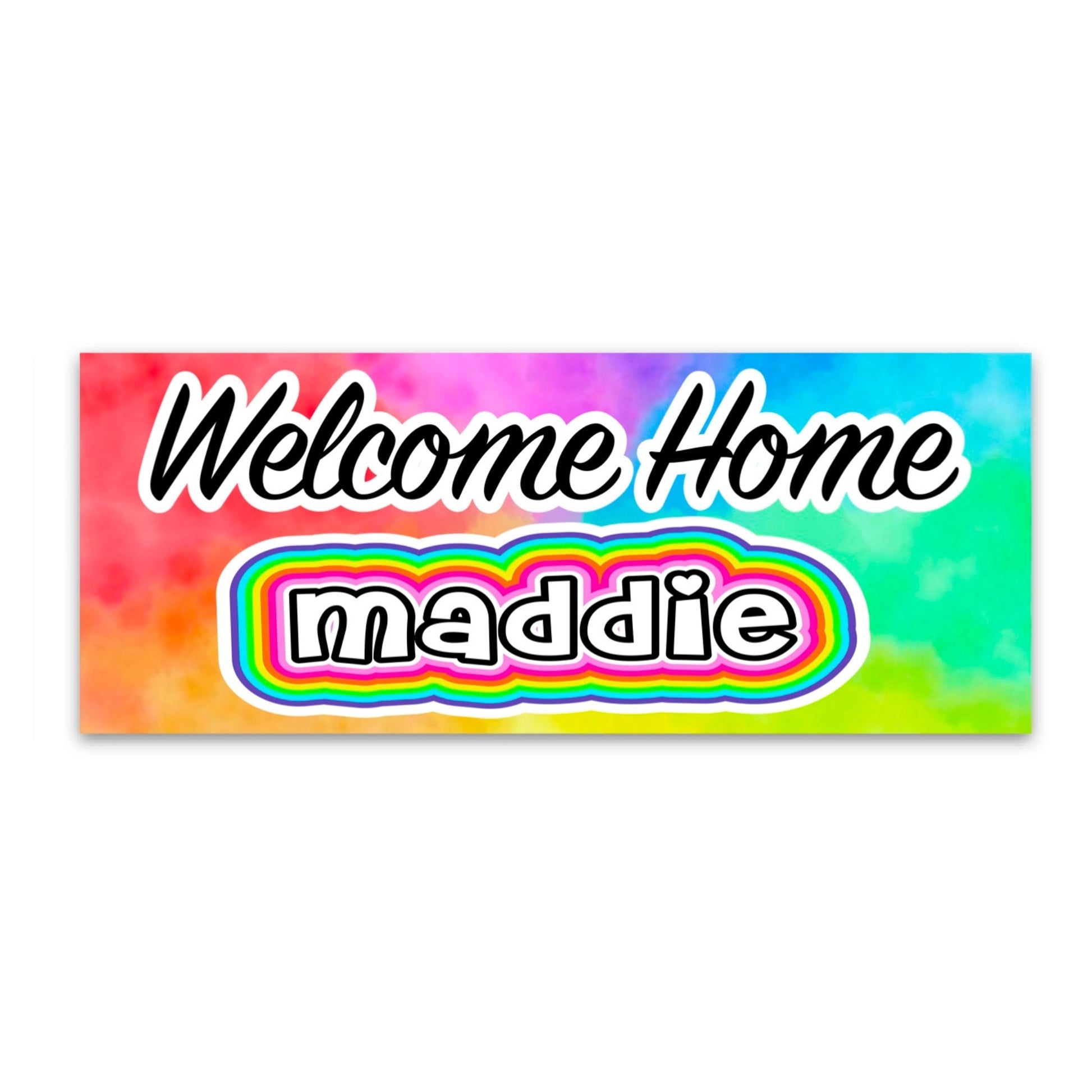 Custom Welcome Home Banner 16x28 (Small) - a Spirit Animal - Banners active April 2024 banner camp