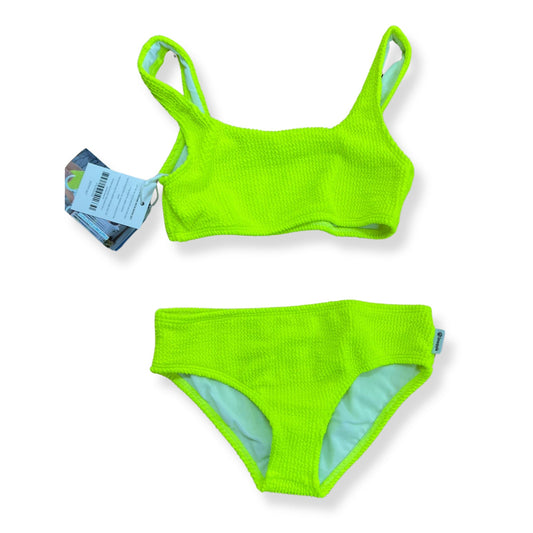 Limeapple Destiny Crinkle Square Neck Bikini Set - a Spirit Animal - swim active March 2024 bikini Green