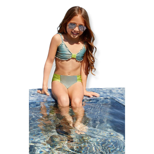 PilyQ Atlantic Serena Bikini - a Spirit Animal - swim active March 2024 Green Juniors