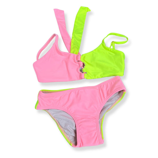 PilyQ Pop Pink Cammy Loop Bikini - a Spirit Animal - swim active March 2024 Juniors kids