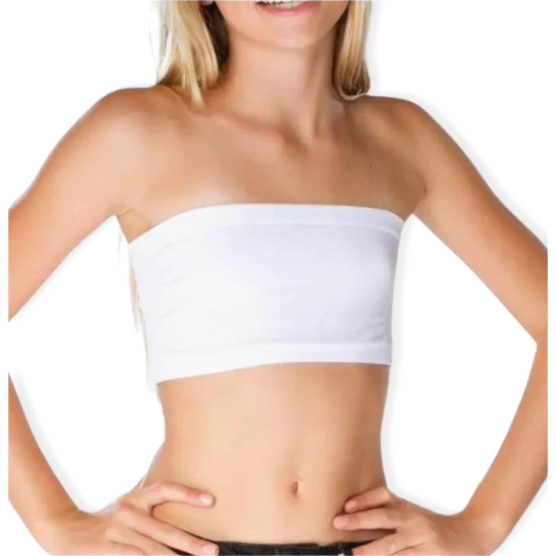 Suzette White Solid Bandeau - a Spirit Animal - Undershirts active September 2023 not-on-sale OS (7-14)