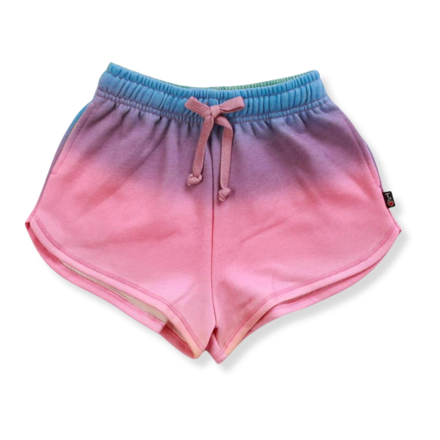 T2Love Ombre Athletic Shorts with Pockets - a Spirit Animal - Shorts bottoms Juniors Kids