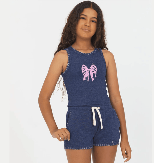 Vintage Havana Bow Stitch Tank and Exposed Stitch Short - A Spirit Animal - 