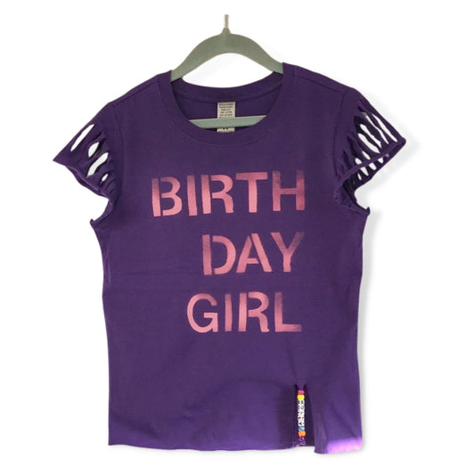 Birth Day Girl Custom Lantern Sleeve with Name String Everyday Tee - a Spirit Animal - custom tee active January 2024 adult Ali & Joe