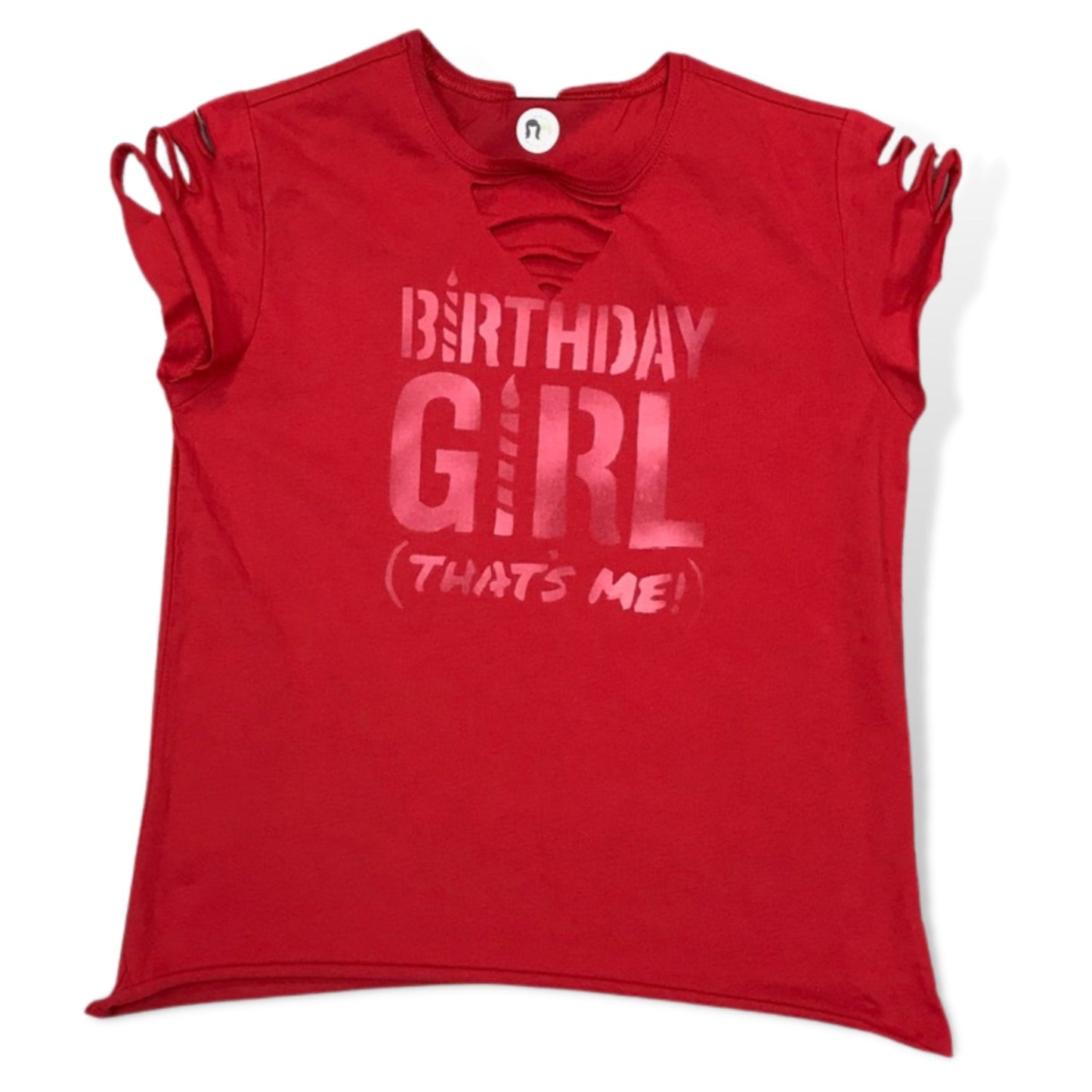 Birth Day Girl That's Me Custom Slashed Sleeve Everyday Tee - a Spirit Animal - custom tee active January 2024 adult Ali & Joe