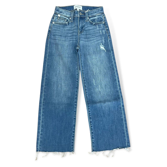 Ceros Medium Blue Wide Leg Jeans - a Spirit Animal - Pants active August 2023 Blue bottoms