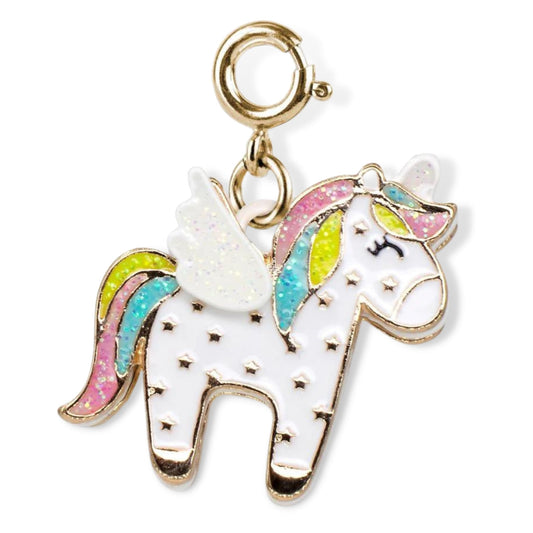 Charm it! Gold Flying Unicorn Charm - a Spirit Animal - Charms accessories active September 2023 Charm it!