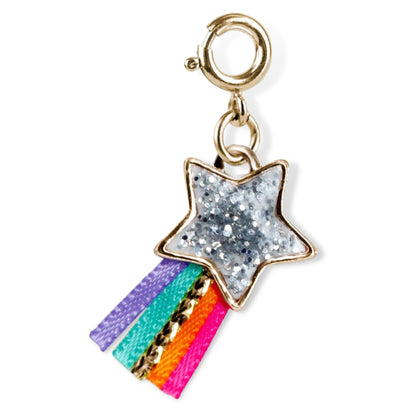 Charm it! Gold Glitter Shooting Star Charm - a Spirit Animal - Charms accessories active September 2023 Charm it!