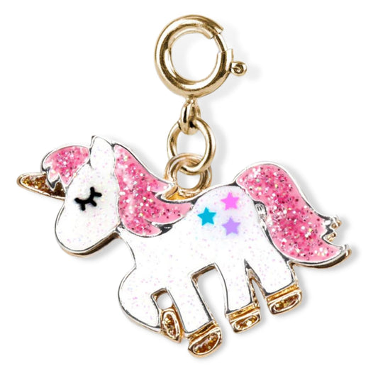Charm it! Gold Glitter Unicorn Charm - a Spirit Animal - Charms accessories active September 2023 Charm it!