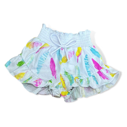 Chaser White Feather Grotto Shorts - a Spirit Animal - Shorts active July 2023 bottoms Chaser