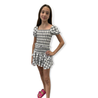 Cheryl kids Plaid Ruffle Skirt - a Spirit Animal - Skirt active August 2023 black bottoms