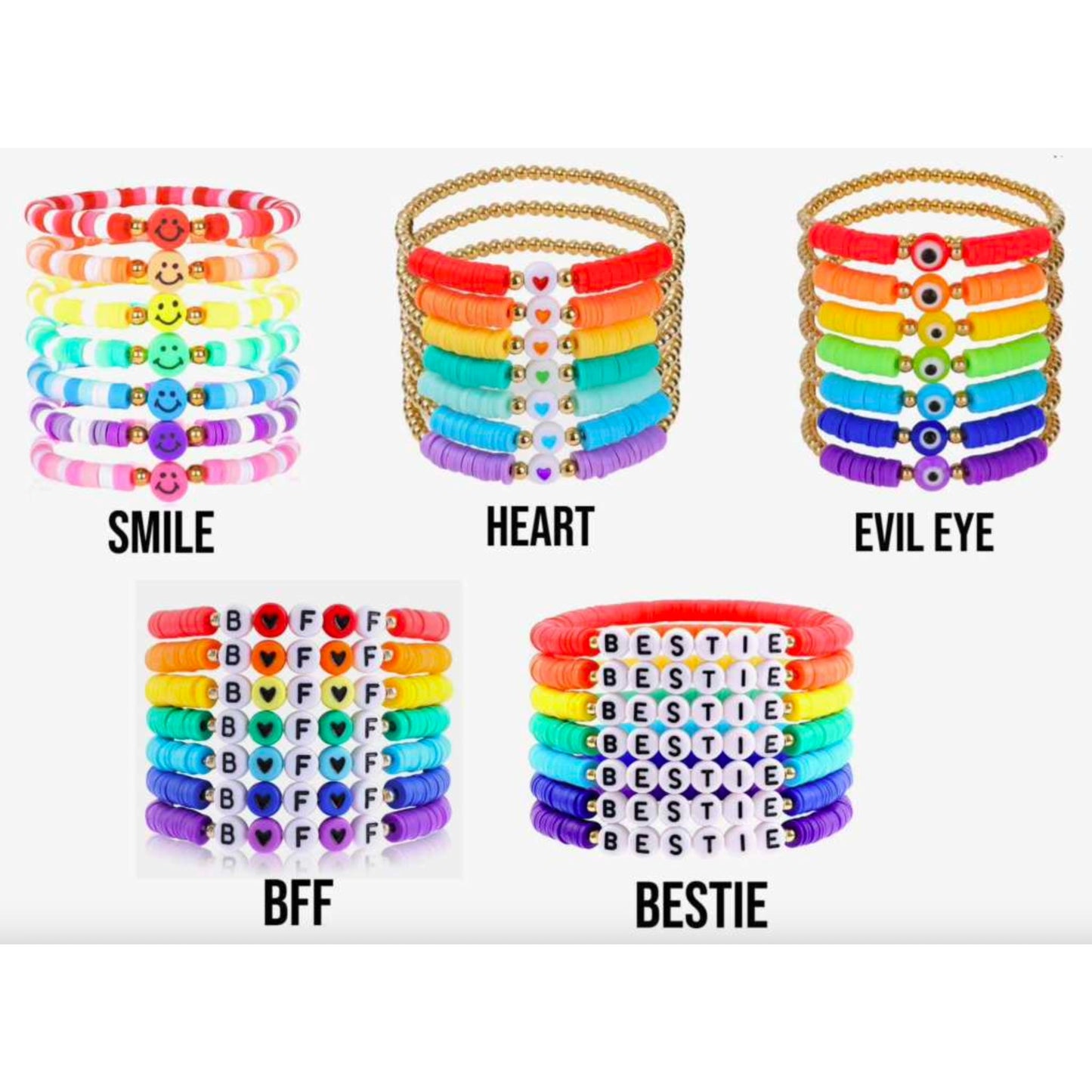 Create by D Bracelet Sets (Per 7 Bracelets) - a Spirit Animal - Bracelets accessories active October 2023 bracelets