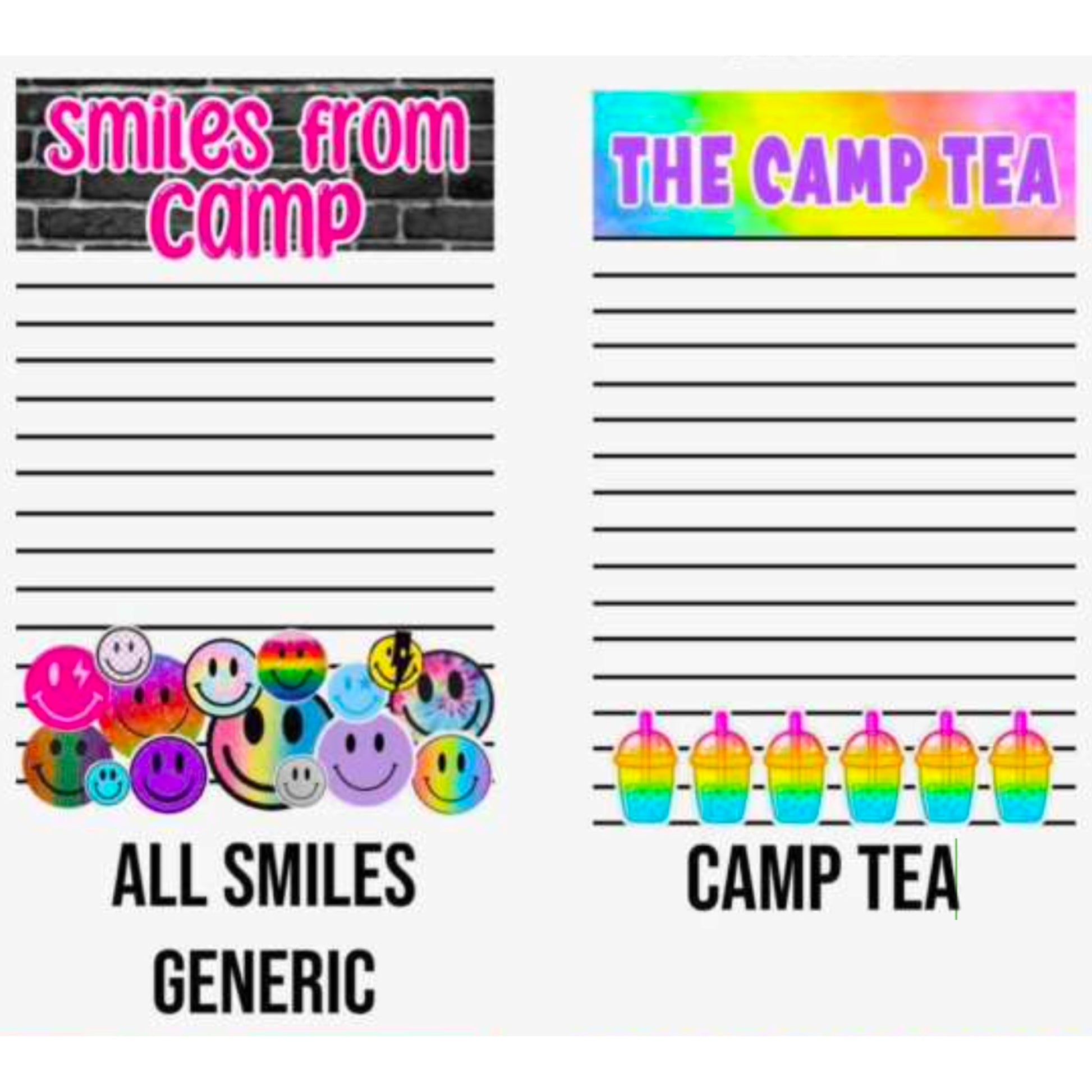 Create by D Generic Stationery 25 Sheets / 25 Envelopes - a Spirit Animal - Custom Camp Stationery active October 2023 Camp Create by D