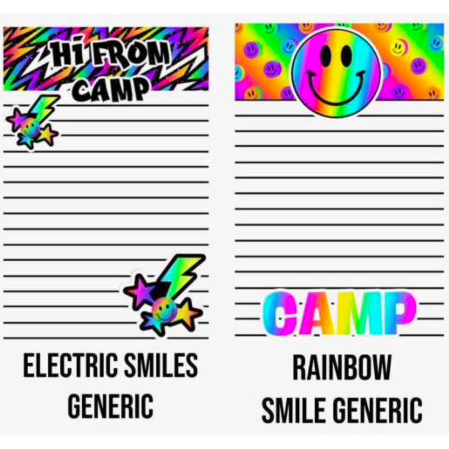 Create by D Generic Stationery 50 Sheets / 50 Envelopes - a Spirit Animal - Custom Camp Stationery active October 2023 Camp Create by D