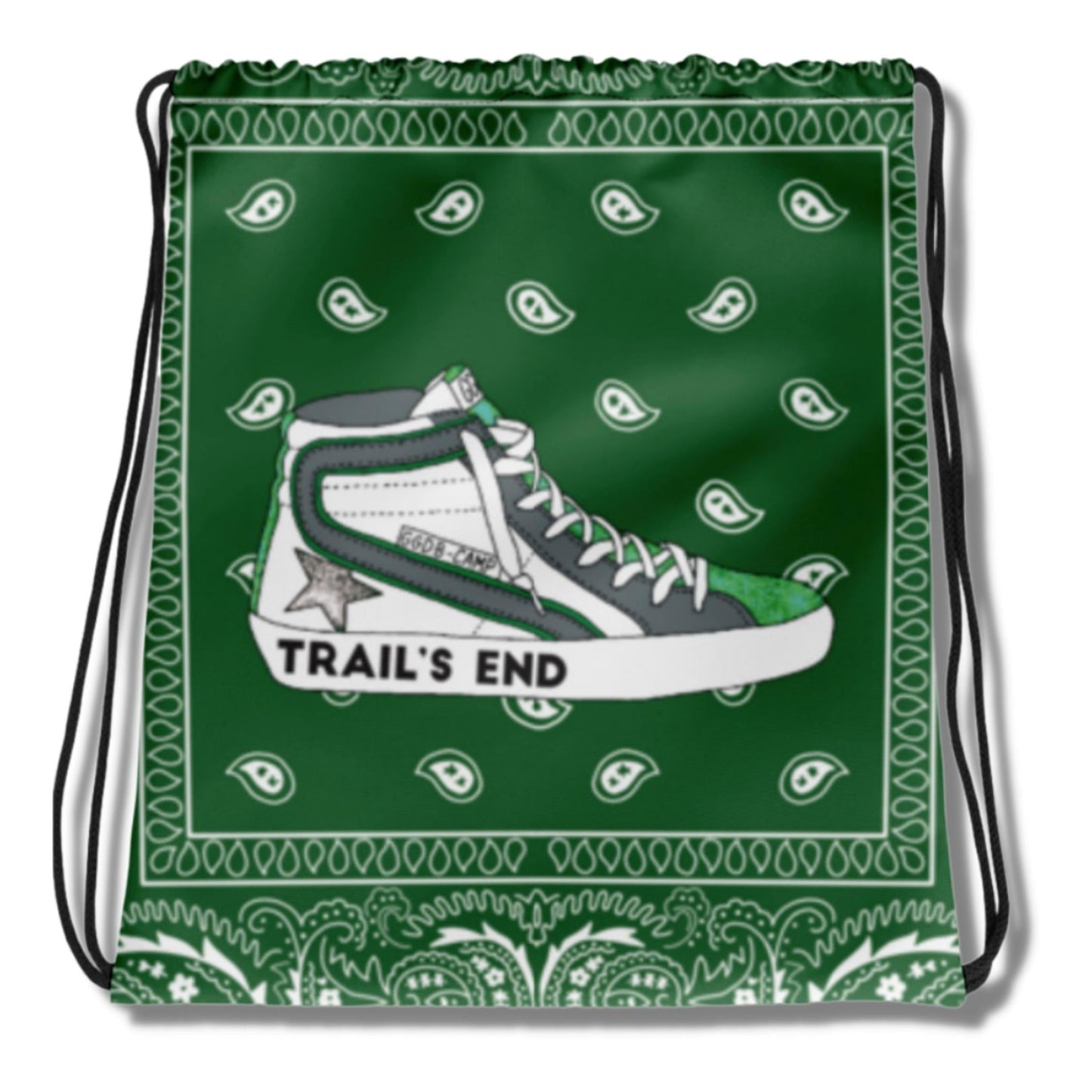 Custom Camp Logo Step in Repeat Style Drawstring Bags - a Spirit Animal - Bags $30-$60 $45-$60 accessories
