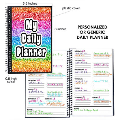 Custom Daily Planner - a Spirit Animal - active March 2024 Back to School Custom