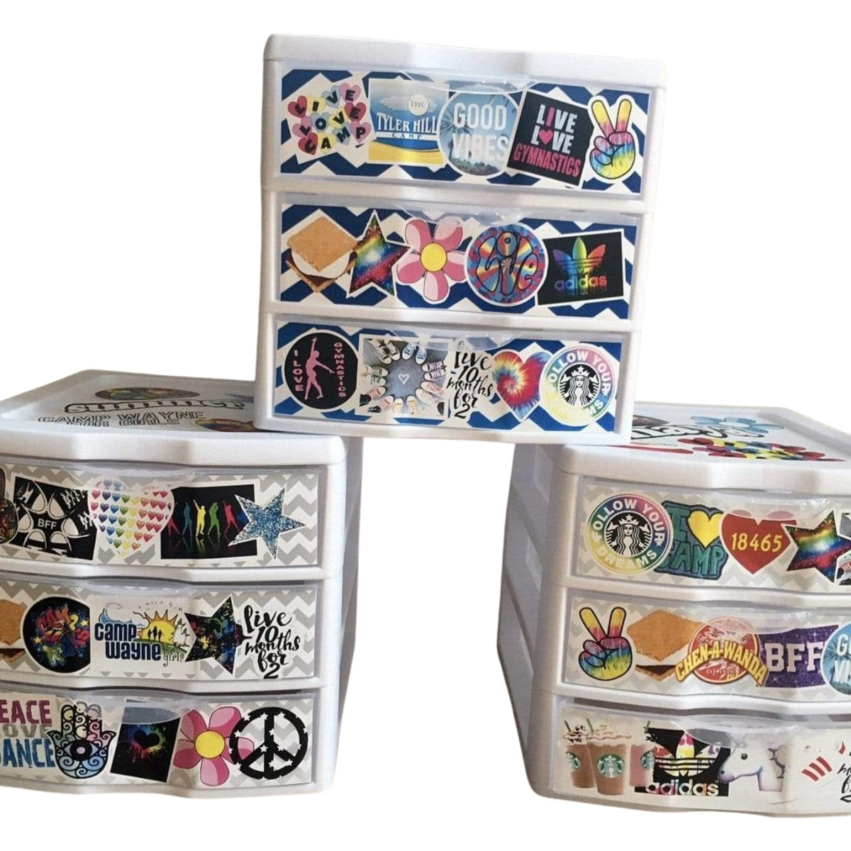 Custom Decoupage Drawers - a Spirit Animal -