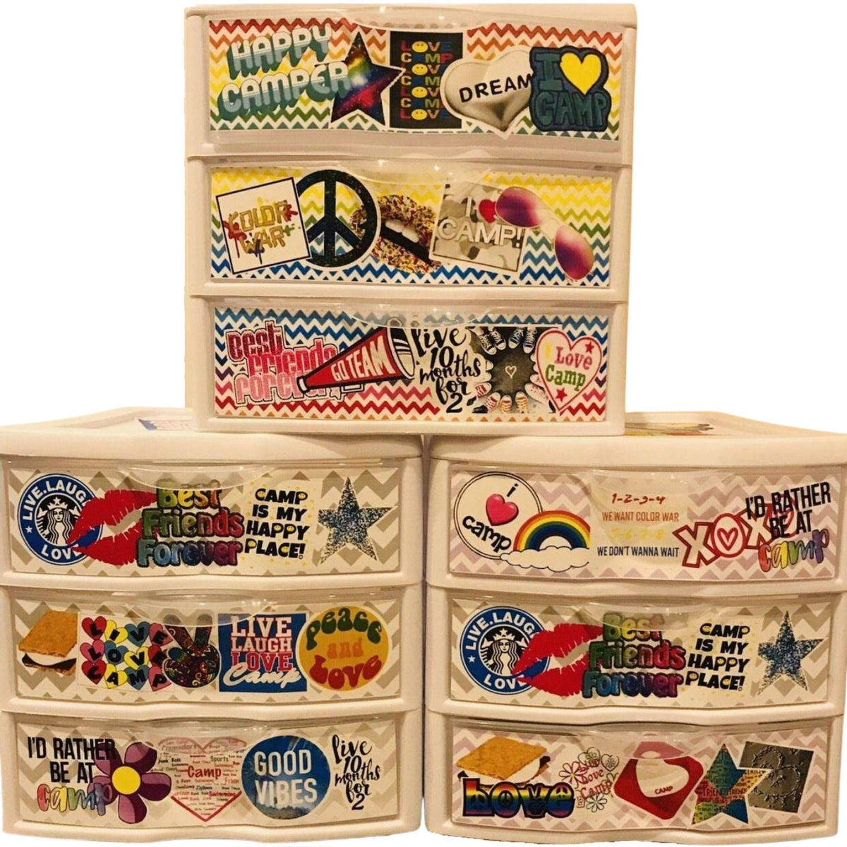 Custom Decoupage Drawers - a Spirit Animal -