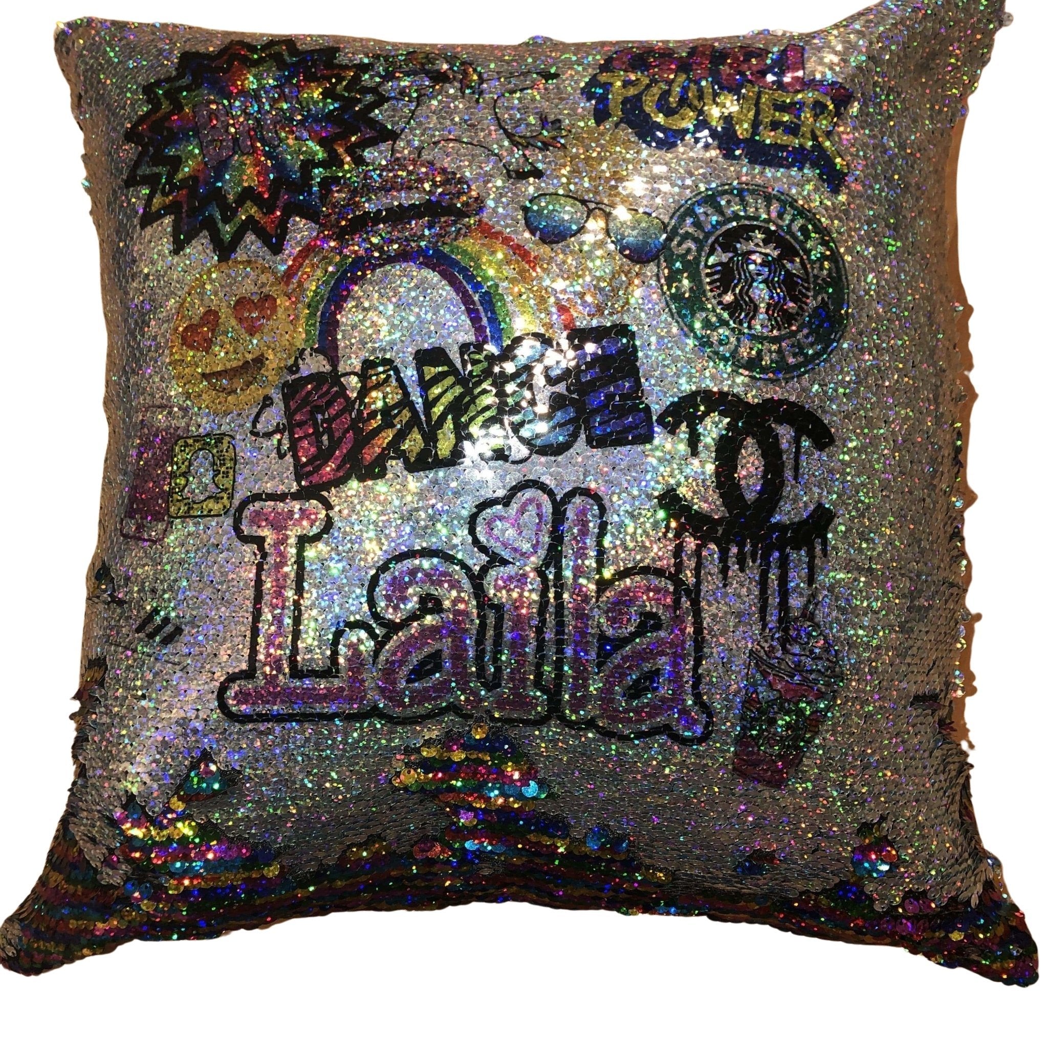 Animal sequin outlet pillow