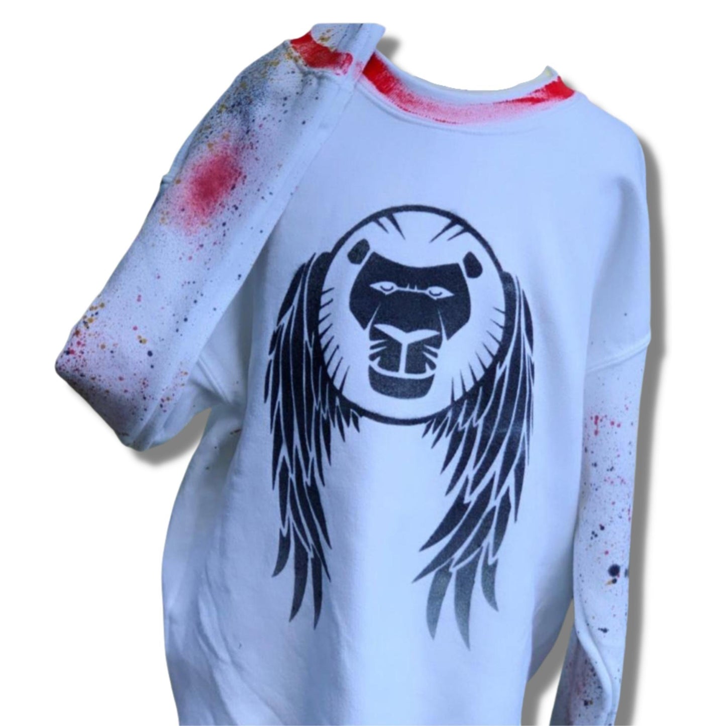 Custom handmade sweatshirt - a Spirit Animal - Custom Sweatshirt $90-$105 Camp College