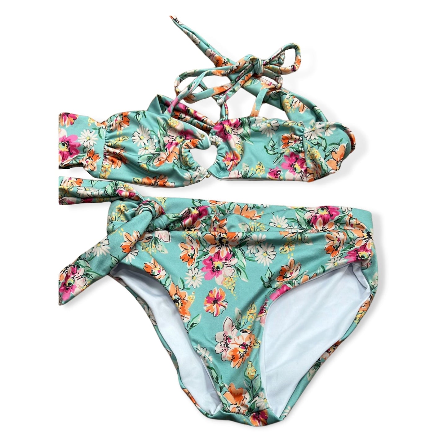 Dalai Aqua Bouquet Roberta Bikini Set - a Spirit Animal - swim active December 2023 Aqua bikini