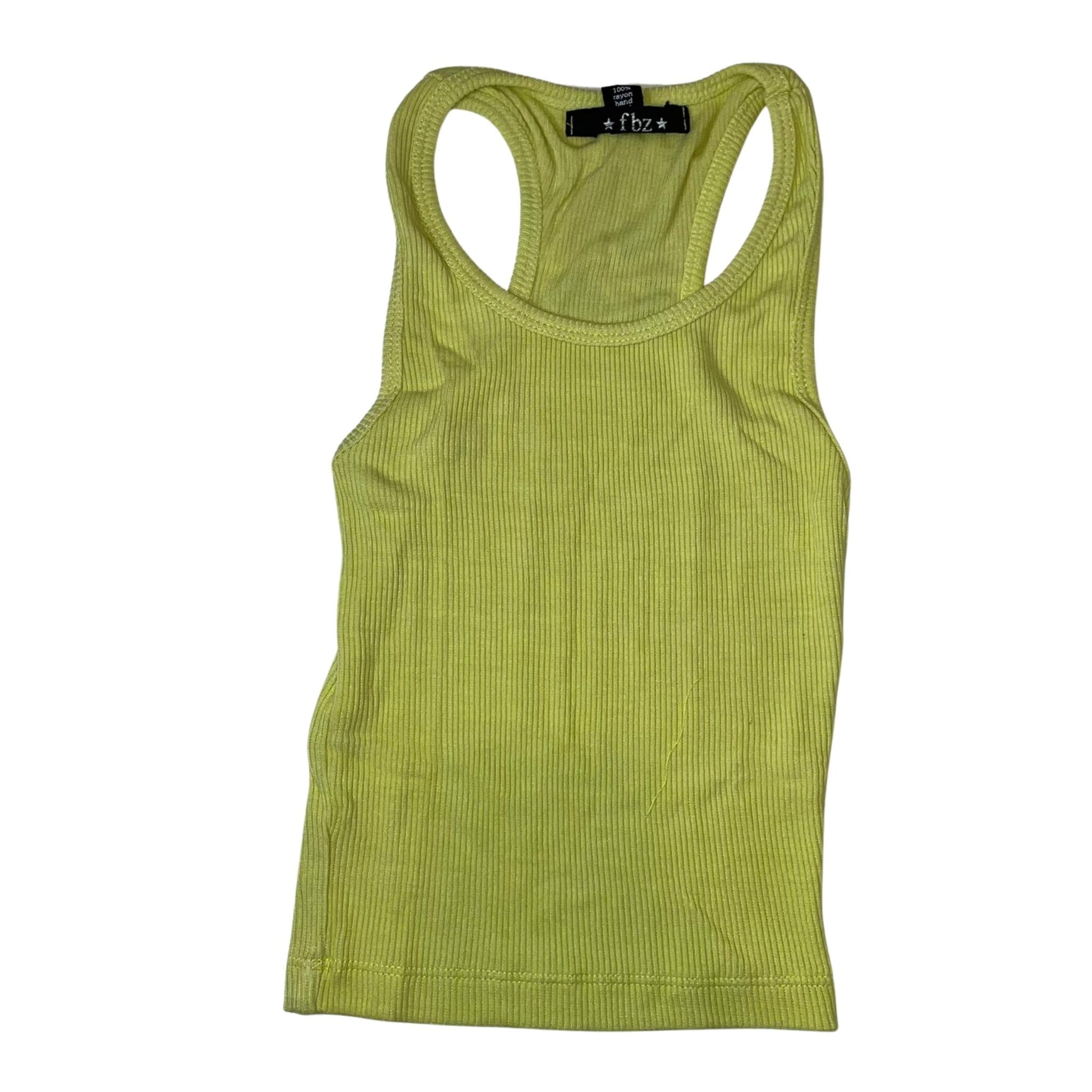 Flowers by Zoe Neon Yellow Top - a Spirit Animal -