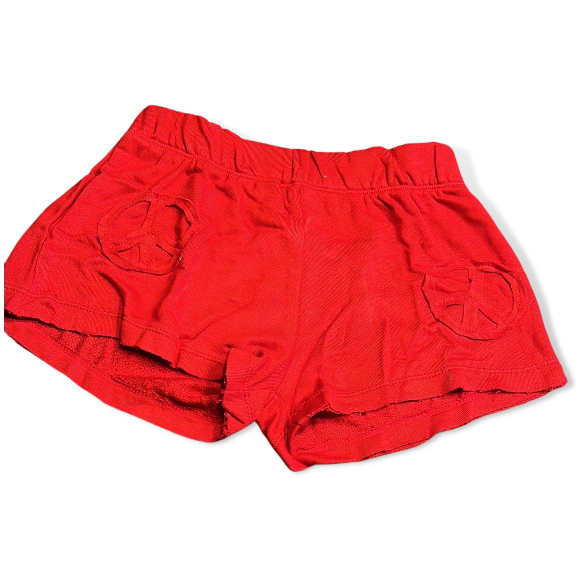 Flowers by Zoe Red Patch Shorts - a Spirit Animal - Shorts $30-$60 $60-$90 4