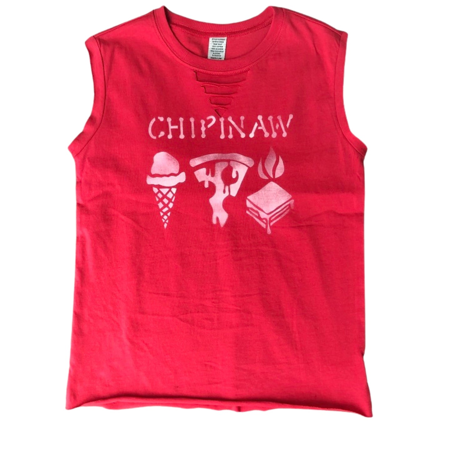 Food Favs Custom Neck Slashed Camp Tank - a Spirit Animal - Custom Tank active January 2024 adult Ali & Joe