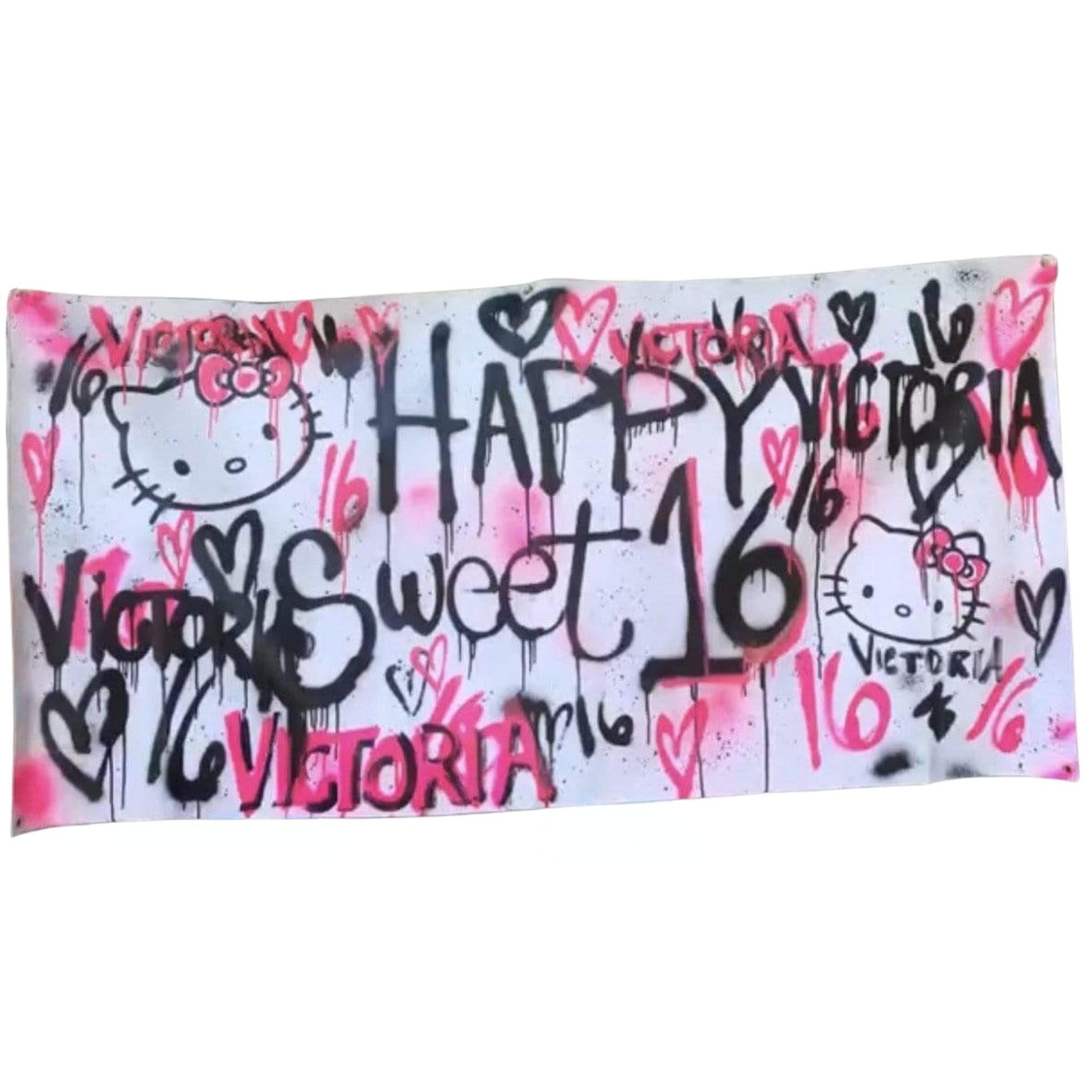 Graffiti Banner - a Spirit Animal - Custom Birthday Banner $105-$120 banner Custom Birthday Banner
