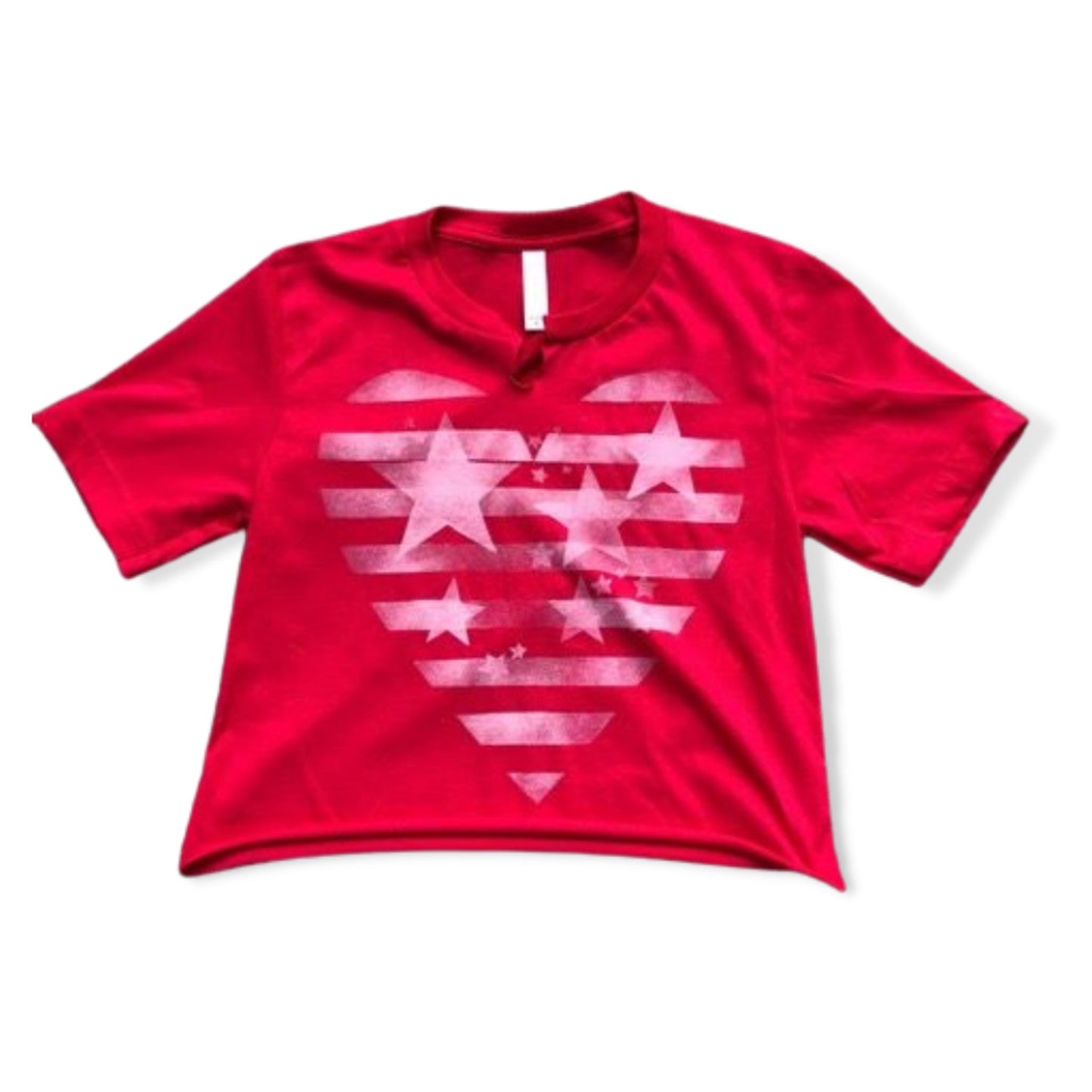 Heart Star Custom Cropped Tee - a Spirit Animal - custom tee active January 2024 adult Ali & Joe