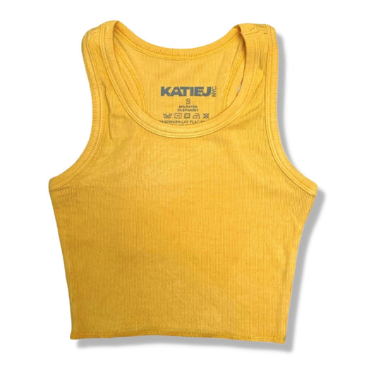 KatieJNYC Camp Yellow Livi Tank - a Spirit Animal - Tank Tops $30-$45 apparel Camp Yellow