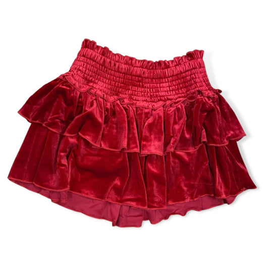 KatieJNYC Ruby Velvet Bianca Skirt - a Spirit Animal - Skirt active October 2023 bottoms KatieJNYC
